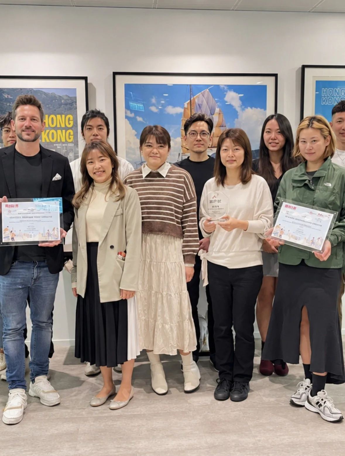 The Synergy team at the Hong Kong office